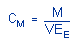 Formula for air concentration calculation