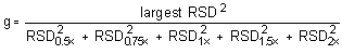 formula for the Cochran test for homogeneity